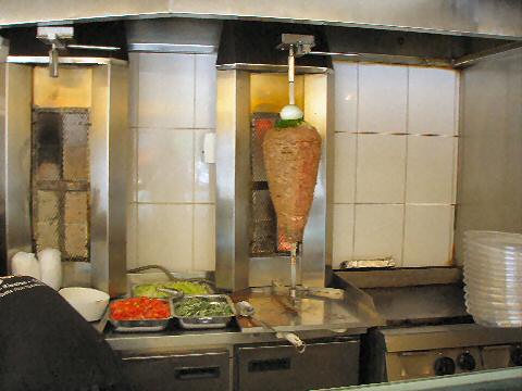 Haysam - the shawarma cook station