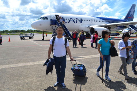 We arrive at Iquitos airport