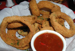 Henry J Bean’s onion rings