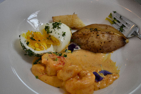 ilatina - eggs and shrimp
