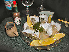Irifune - fresh oysters on the half shell