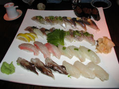 Koi - selection of sushi for three