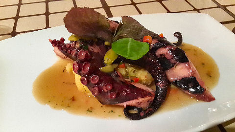 La 73 - char grilled octopus