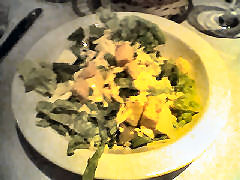 La Biblioteca Cafe - caesar salad