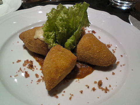 Fried camembert