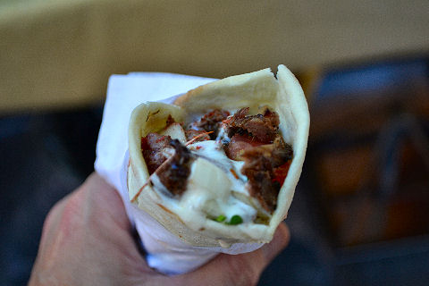 Union Cultural Libano shawarma