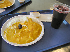 Lima Aireport - aji de gallina and chicha morada