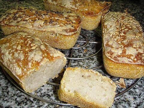 Mini-sourdough loaves