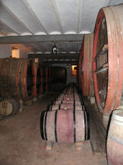A look at one of the barrel rooms