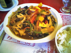 Los Manjares - spicy vegetable stir-fry