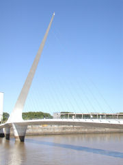 Pedestrian bridge in Puerto Madero