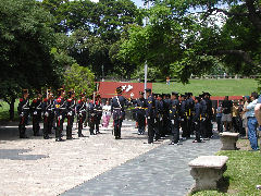 Changing of the guard at Malvinas memorial