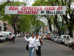 The entrance to the Feria de Mataderos