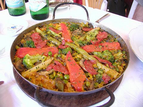 Meson Navarro - chorizo and vegetable rice