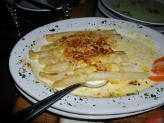 El Viejo y El Mar - white asparagus parmesan