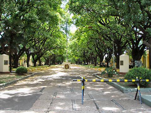 The grounds of the Museo Historico del Ejercito Argentino