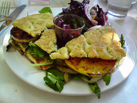 Museo Evita Restaurant - veggie focaccia