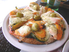 Naturity - roasted vegetable pizza