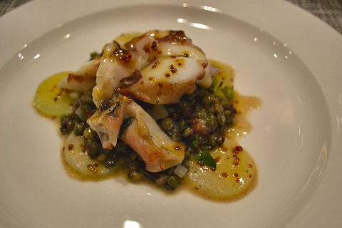 North End Grill - octopus