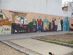 Mural in Plaza Juan Tronconi