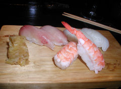 Osaka - selection of nigiri sushi