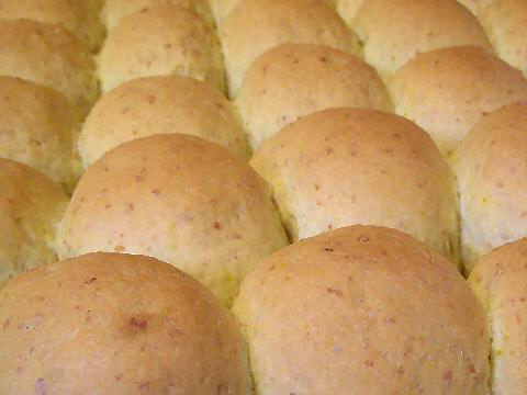 Just out of the oven bread rolls