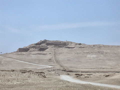 Incan sun temple at Pachacamac