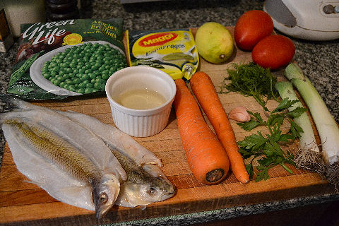 Papillote de Pejerrey y Verduras