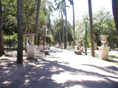 Pathway in Parque Lezama