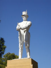 Patrician statue in Parque Patricios