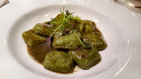 La Pecora Nera - broccoli and crab ravioli