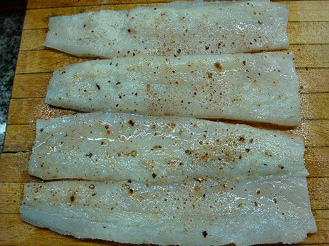 Filetes de Pejerrey con Salsa Rosada