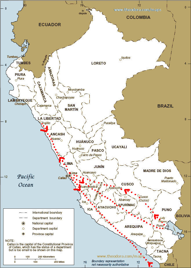 Peru Map