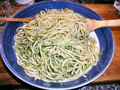 Foratini with Basil-Pecan Pesto