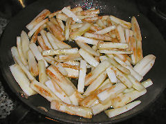 Sauteed White Eggplant