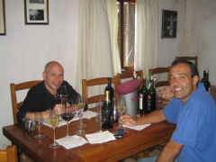 Tasting wines with Carlos Pizzorno