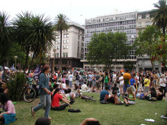 Gay Pride Rally before the march