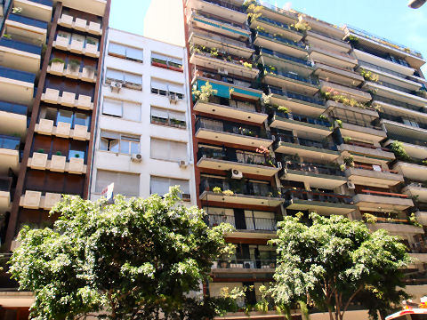 Pueyrredon walk - apartment buildings