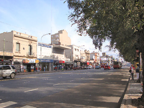 The last stretch of Av. Rivadavia