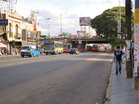 The last stretch of Av. Rivadavia