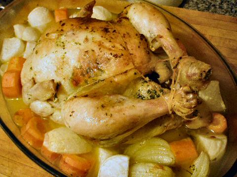 class - Roast Chicken dinner