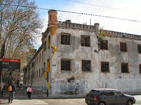 Back side of Caseros Prison