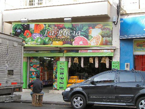 Self Serve vegetable stand on La Rioja