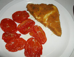 Roque - tomates salato and muzzarella milanesa