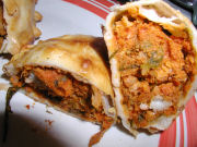 Salmon and tuna empanadas - the insides