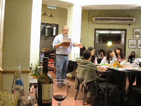 Jorge explains the significance of Passover and the Seder