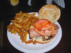 Shoeless Joe’s - banquet burger