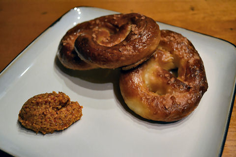 Soft Pretzels - smoked mustard