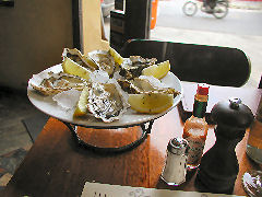 Spirit - oysters on the half shell
