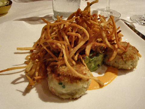 The Stained Glass - crab cakes